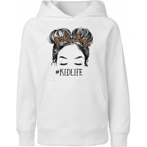 Leopard hoodie voor kinderen #kidlife-Maat 140/152