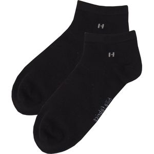 Hilla Collections - Bamboo Sneakersock - 40/46 - Black