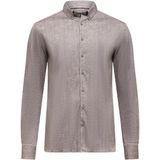 State of Art - Overhemd - Taupe - Lange Mouw - 21425287
