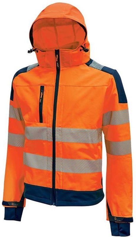 U-Power - Miky - Softshell Jas - Oranje - Ademend en Winddicht
