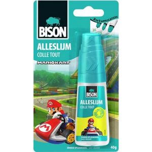 Bison Alleslijm - 40 gram - Solventvrij - Precieze applicatie - Geschikt voor diverse materialen