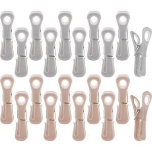 Wasknijpers Plastic 20 stuks - Set - Wasgoedknijpers - Knijpers voor Wasrek - Laundry