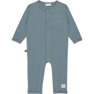 Frogs and Dogs - Dino Onesie Effen Baby | Goblin Blauw - Katoen - Maat 68
