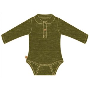 Frogs and Dogs - kraamcadeau / baby- meisjes - romper - jungle - Khaki - maat 56