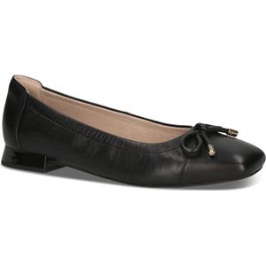 Caprice - 9-22104-41 - Dames Ballerina - Zwart - Leer/Kunststof