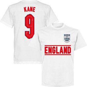 Engeland Kane 9 Team T-Shirt - Wit - Kinderen - 116