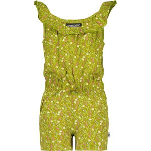 4PRESIDENT Meisjes jurk - AOP Army Green - Maat 110 - Meisjes jurken