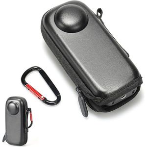 JGS Premium - Harde shell draagtas voor Insta360 X4 - Compacte draaghoes voor camera - Zwart - Geschikt voor Insta360 ONE X4 - Afmetingen 14.3 x 7.2 x 5.6cm - Convex lens ontwerp