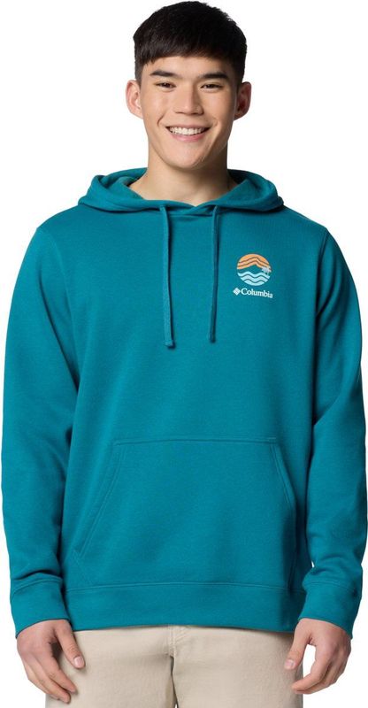 Columbia - Trek Hoodie - Groen - Grafische Print - Heren