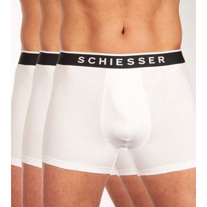 Schiesser 95/5 Organic Heren Shorts - Wit - 3 pack - Maat L
