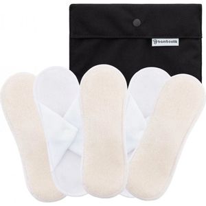 Bamboolik - Inlegkruisjes - Zwart - Biologisch Katoen - Set van 3