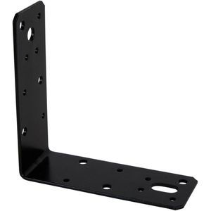 Waelbers - Hoekanker - Zwart - 125x125x45 mm - 50 Stuk(s)