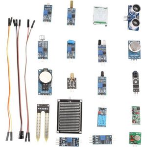 16-in-1 Sensorkit voor Arduino - Compatibel met HC-SR04 Ultrasone Sensor - Kantelsensormodule - Vibratiesensormodule - Geluidssensormodule .