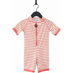 Ducksday - zwempakje voor baby en peuter - unisex - eendelig - met rits - UV-werend UPF50+ - Ondo - 1 jaar