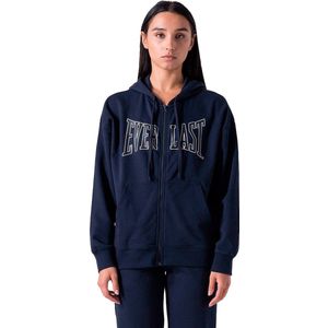 Everlast Logo Sweatshirt Met Rits Blauw S Vrouw