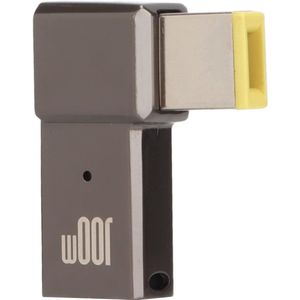 Rechte Hoek USB C Naar Oplader - Slanke Punt Voedingsadapter - Type-C Vrouwelijke Ingang - Rechthoekige Voeding - PD-oplaadconverter - PD-adapter .