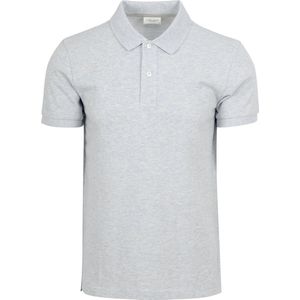 Profuomo - Piqué Poloshirt Grijs - Modern-fit - Heren Poloshirt Maat M