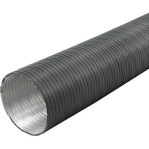 Aluminium ventilatieslang Ø 100 mm en L=3000 mm - Antraciet