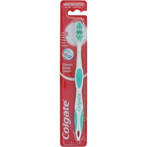 Colgate Classic Deep Clean Tandenborstel - Medium Green