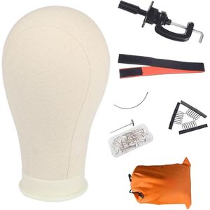 Zylo® Paspop Hoofd - Mannequin Hoofd - Pashoofd - Crème - 36cm x 19cm x 19cm