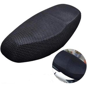Zeynomax - Universele motorfiets stoelhoes - Antislip en waterdicht - Geschikt voor scooter - 3D mesh pad - Zwart XL - Ademend en warmte-isolerend