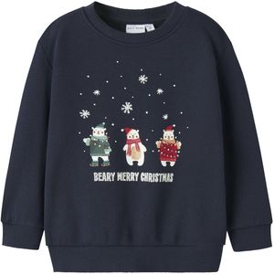 Sweatshirt - Kerst - Geborstelde Sweatstof - Lange Mouwen - Regular Fit