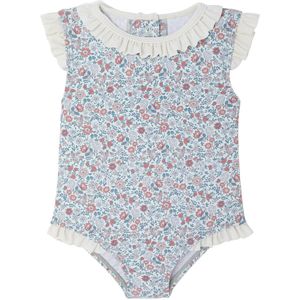 Vertbaudet - Badpak - Bloemenprint - Babymeisjes - Met Opening op de Rug