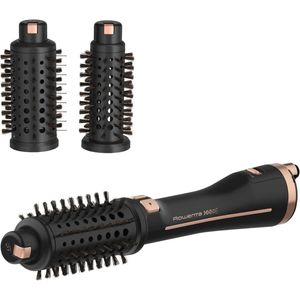 2 in 1 Roterende Blower Brush voor Haarstyling met 3 Borstels