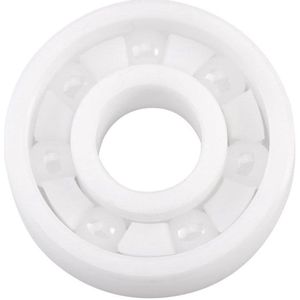 Allecto Plus - Mini-kogellager van ZrO2 keramiek voor vingerspeelgoed - 8 x 22 x 7 mm - Wit - Duurzaam en glad oppervlak