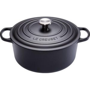 Le Creuset Braadpan Signature - Mat Zwart - ø 28 cm / 6.7 liter