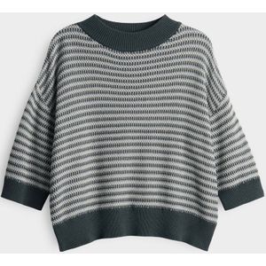 OPUS - Peipina - Gebreide Pullover - Katoen- en Viscosemix - Los Model