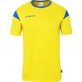 Uhlsport Squad 27 Shirt Korte Mouw Kinderen - Geel / Royal | Maat: 116