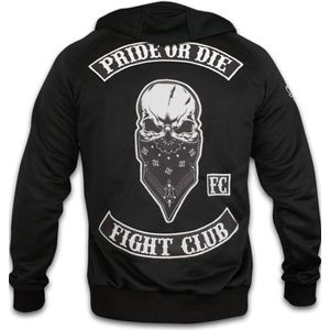 Hoodie PRiDEorDiE Fight Club Zwart maat XXL
