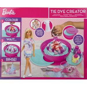 Barbie Tie Dye Creator - Tie Dye creator - Barbie - Mode - Fashion - Ontwerpen - Ontwerpstudio - Rainbow kleuren - Barbiepop - Barbie.