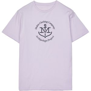 Makia - A-project - T-shirt - Paars - Korte Mouwen - Unisex
