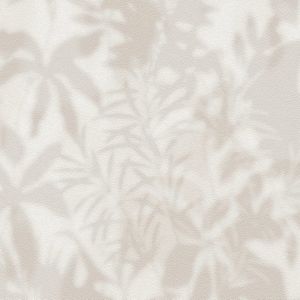 Ton sur ton behang Profhome 781514-GU vliesbehang hardvinyl warmdruk in reliëf gestructureerd met bloemmotief mat grijs beige 5,33 m2
