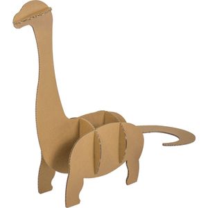 Kartonnen Brontosaurus Dinosaurus - 3D dieren van karton - 58x24x76 cm - Grote kartonnen dino - KarTent