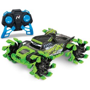 NIKKO RC 10211 Rock CrushR, Bestuurbare Auto RC Auto, Offroad Voertuig tot 14 km/h, Automatisch Uitschuifbare Wielen, Extra Grip, 100 m Bereik, 2,4 GHz, Voor Kinderen vanaf 6 Jaar & Volwassenen, ca. 33 cm, Groen