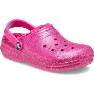Crocs Classic Lined Glitter Clog K Roze 38/39 US J6