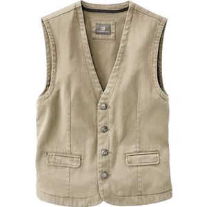 Jan Vanderstorm herren Bodywarmer - 72 - beige