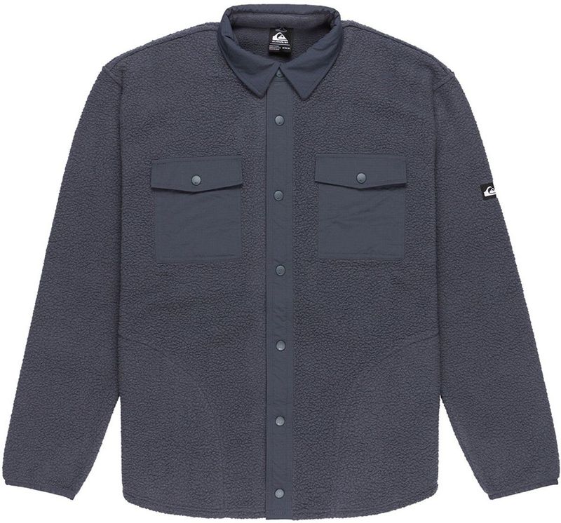 Quiksilver - Clean Coast - Overshirt - Grijs - Lange Mouwen