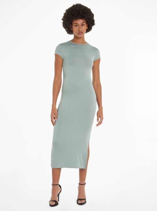 Calvin klein jurk modal detail dress, pff maat XS