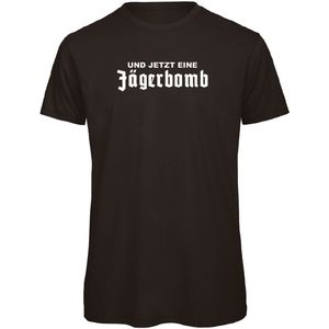 Jägerbomb wintersport t-shirt zwart S - soBAD. | Foute apres ski outfit | kleding | verkleedkleren | wintersport t-shirt | wintersport dames en heren