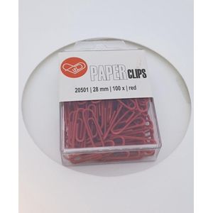 Paperclip lpc 28mm rood