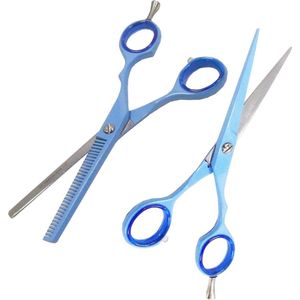 Professionele kappersscharen set maat 5.5 rechtshandig - Geschikt voor knip- en uitdunwerk - Coupeschaar - 5.5 inch