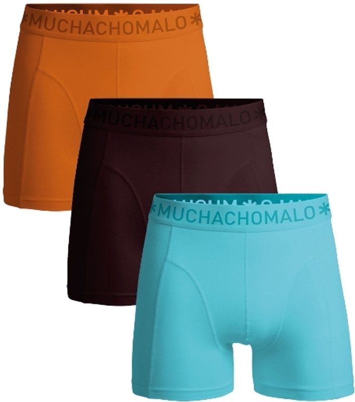 Muchachomalo – Boxershort Heren – Normale Lengte – Onderbroeken Heren – Boxershort – Ondergoed – 95% Katoen – 3 Pack – Maat S