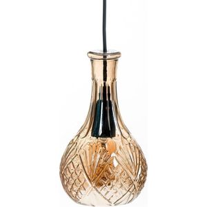 Meeuse-Led - Whiskey Hanglamp - Hanglamp Glas - E27 fitting - Hangpendule - Gold- incl. lichtbron