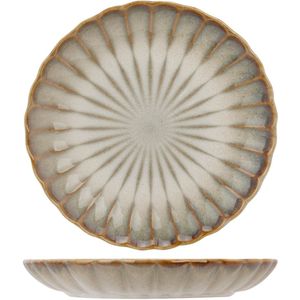 Cosy & Trendy - Astera Pearl Beige - Ontbijtborden - Ø 21 cm - Set van 4