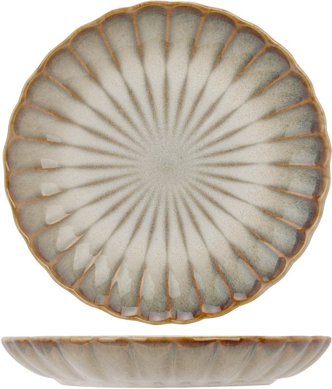 Cosy & Trendy - Astera Pearl Beige - Ontbijtborden - Ø 21 cm - Set van 4