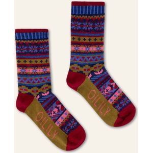Oilily - Marah calf socks - Blauw - 29-31